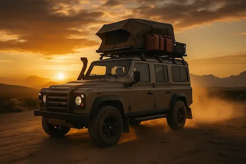 Defender Overlanding Setup